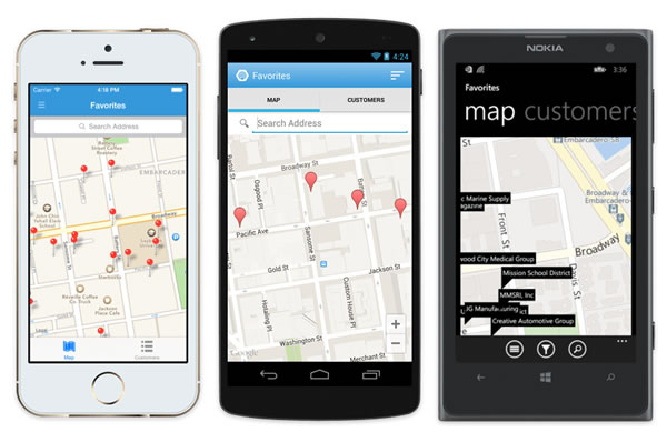 ios android windows phone
