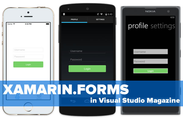 xamarin.forms in visual studio magazine