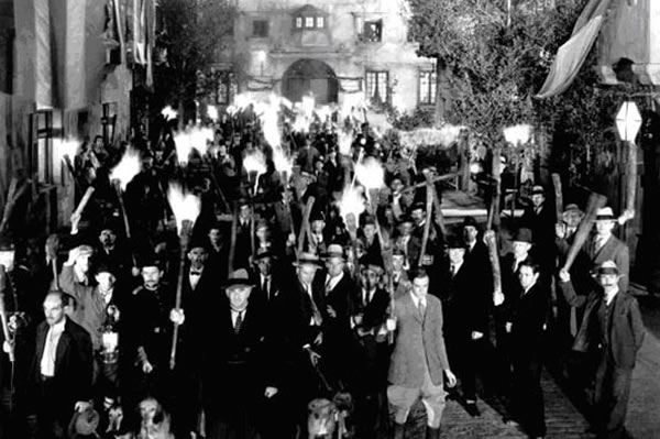 pitchforks and torches