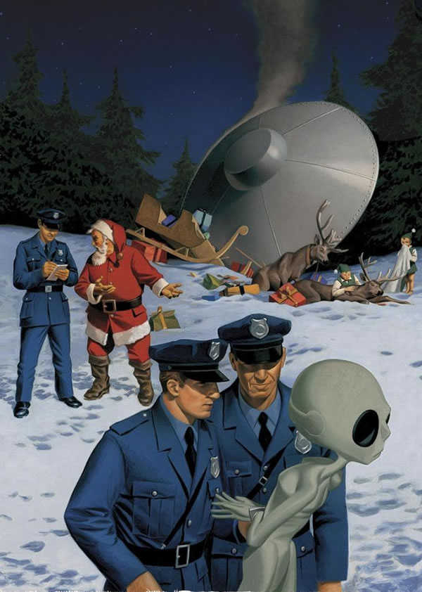 santa - ufo crash