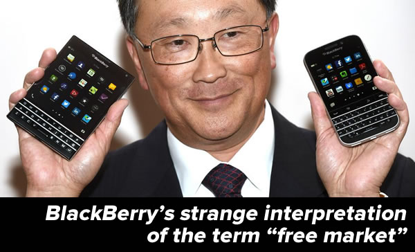 blackberry free market