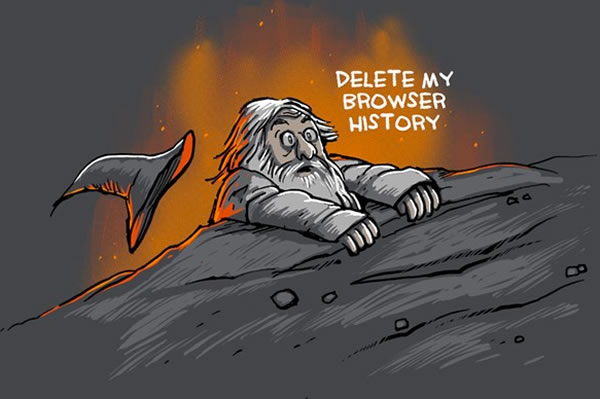 delete my browser history shirt