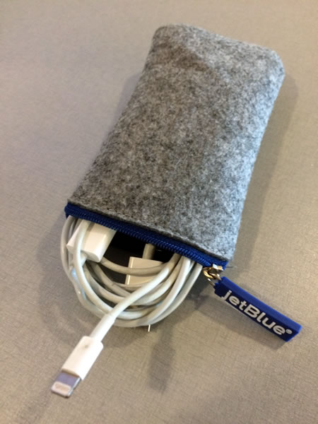 jetblue earbuds case 2015 usb cable