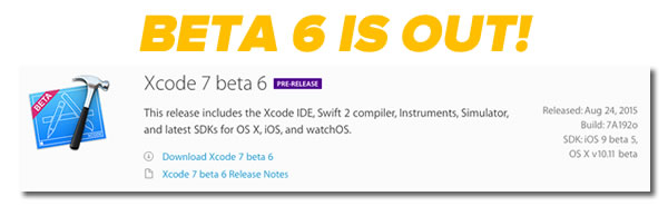 beta 6 is out