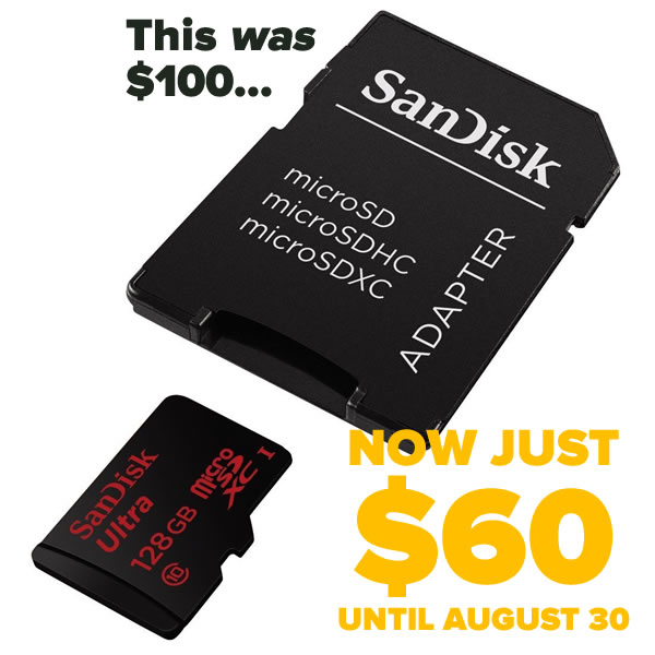 sandisk microsd card sale