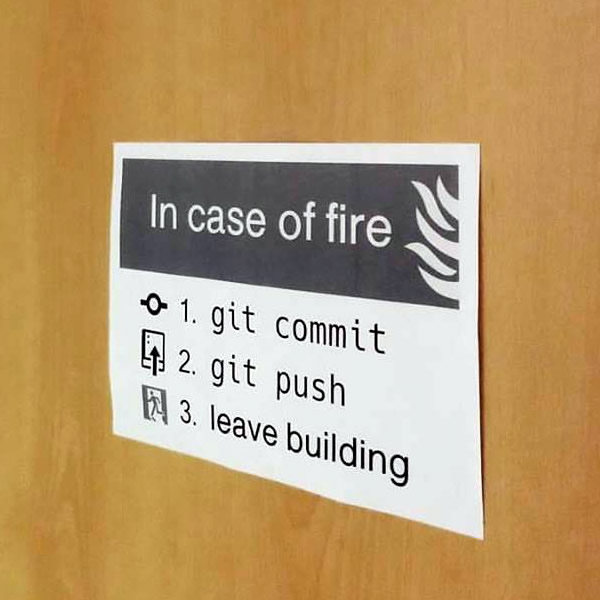 in case of fire