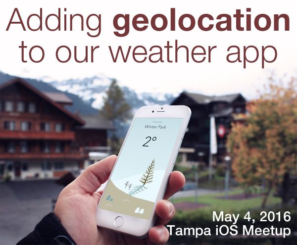 adding geolocation to our weather app