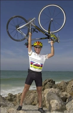 ron klein with bike