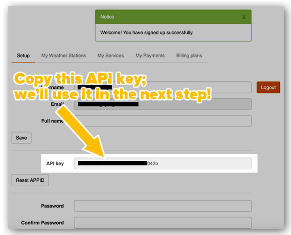 Генератор api key
