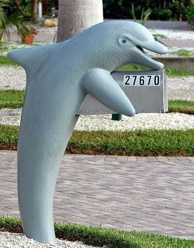 Dolphin mailbox