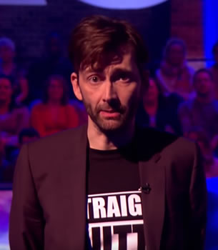 David Tennant giving his “It’s going to be okay” speech on the BBC TV show “The Last Leg”, January 2017.