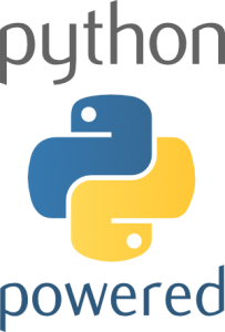 Python powered logo