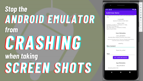 How to fix the “Android emulator crashes when I take a screenshot” bug :  Global Nerdy