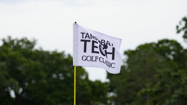 Tampa Bay Tech Golf Classic flag flying