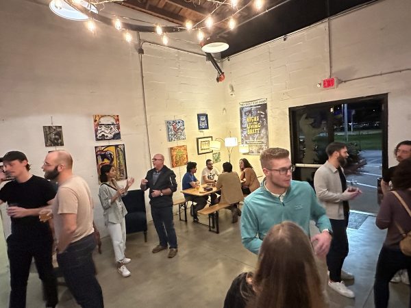 The crowd at the Tampa Bay UX Group Revival Social.