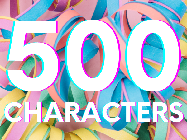 500 characters