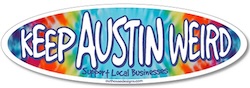 “Keep Austin Weird” sticker