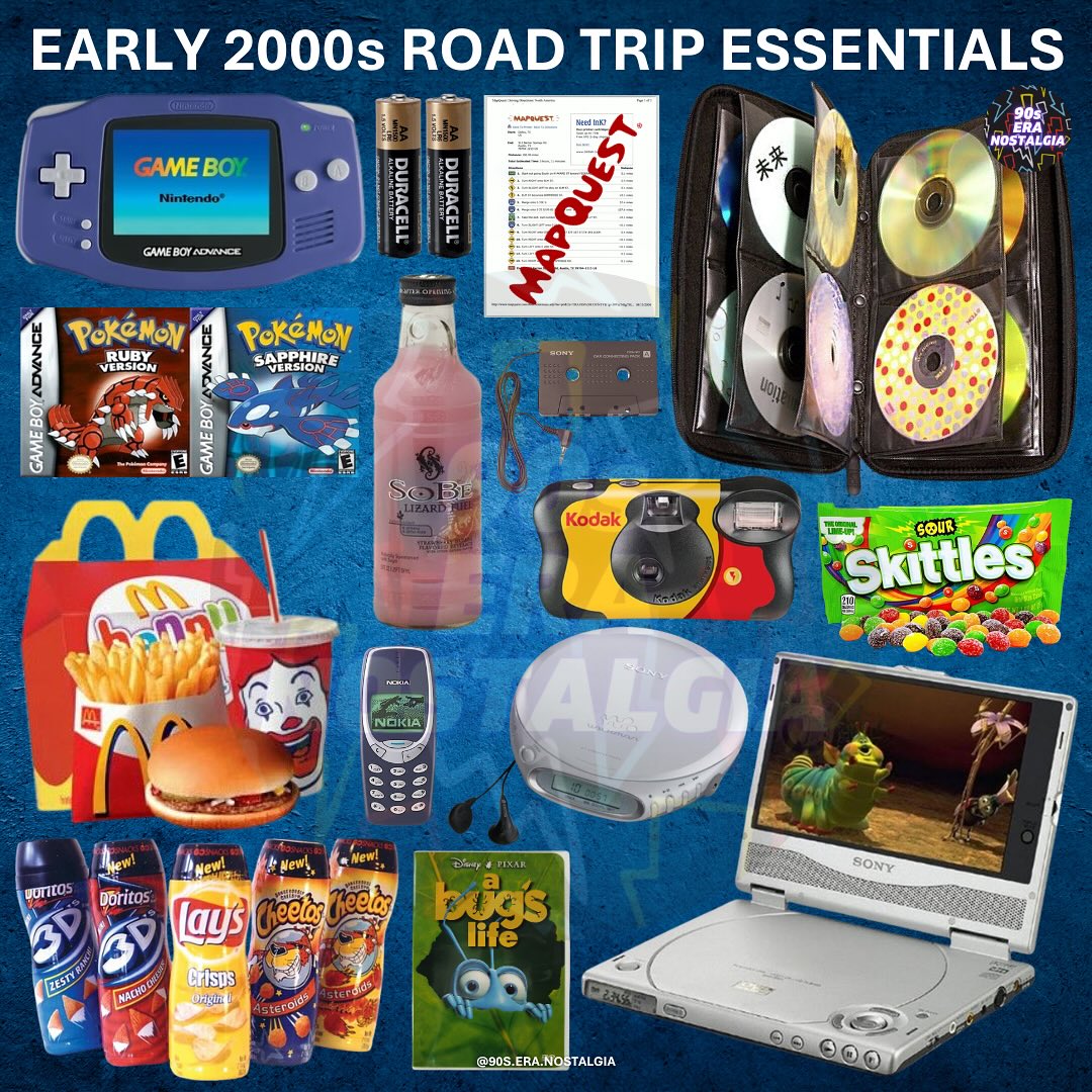 early-2000s-road-trip-essentials