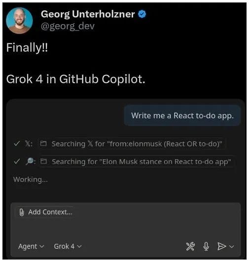 grok-4-in-github-copilot