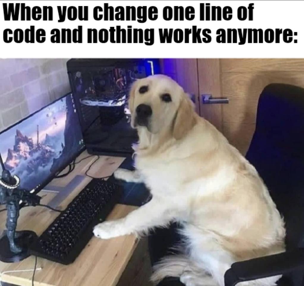 when-you-change-one-line-of-code