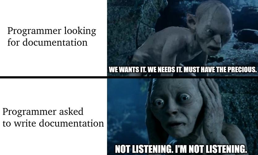 looking-for-vs-writing-documentation