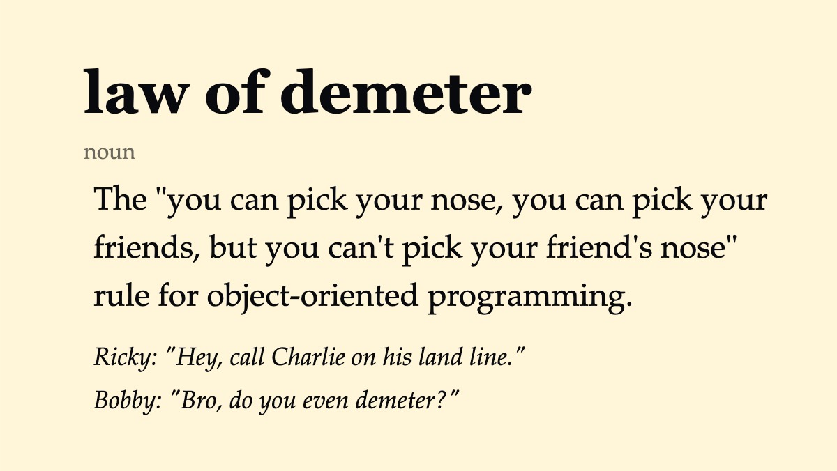 law-of-demeter