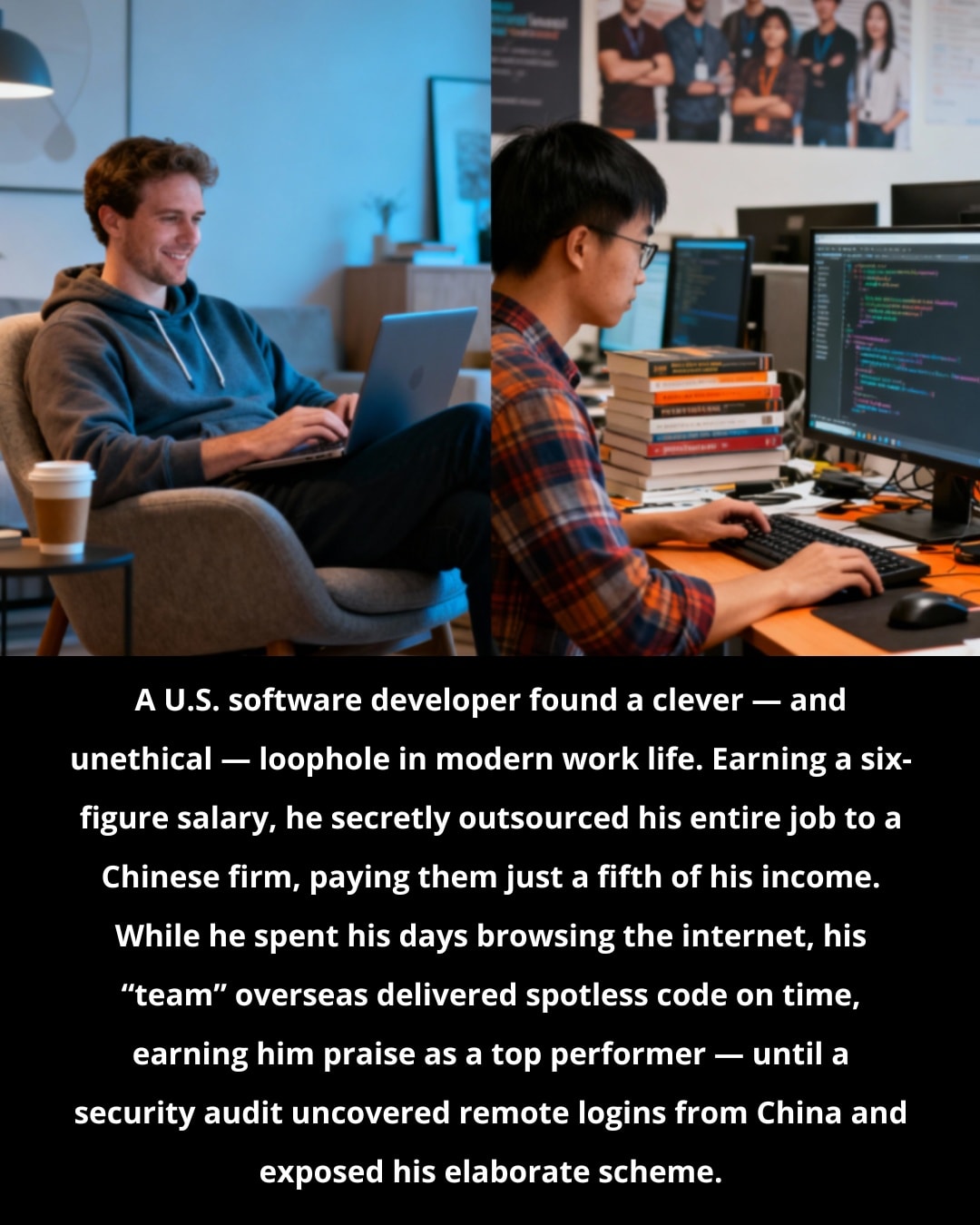 outsourced-his-work-to-china