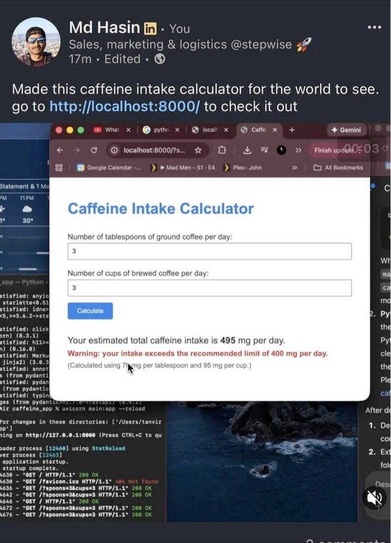caffeine-intake-calculator