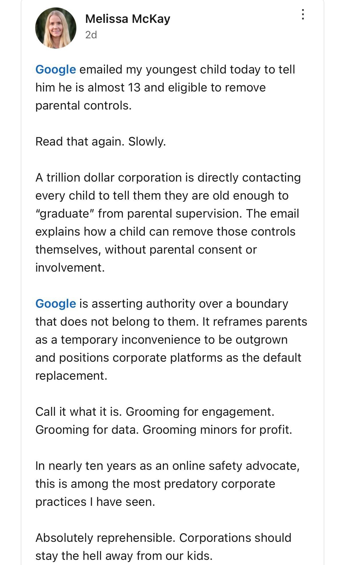 google-emailed-almost-13-year-old