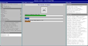 Screenshot of “Eternal Grind,” early in the game.